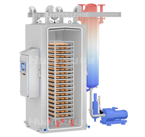 環(huán)速真空冷卻機-設備熱量分布示意圖